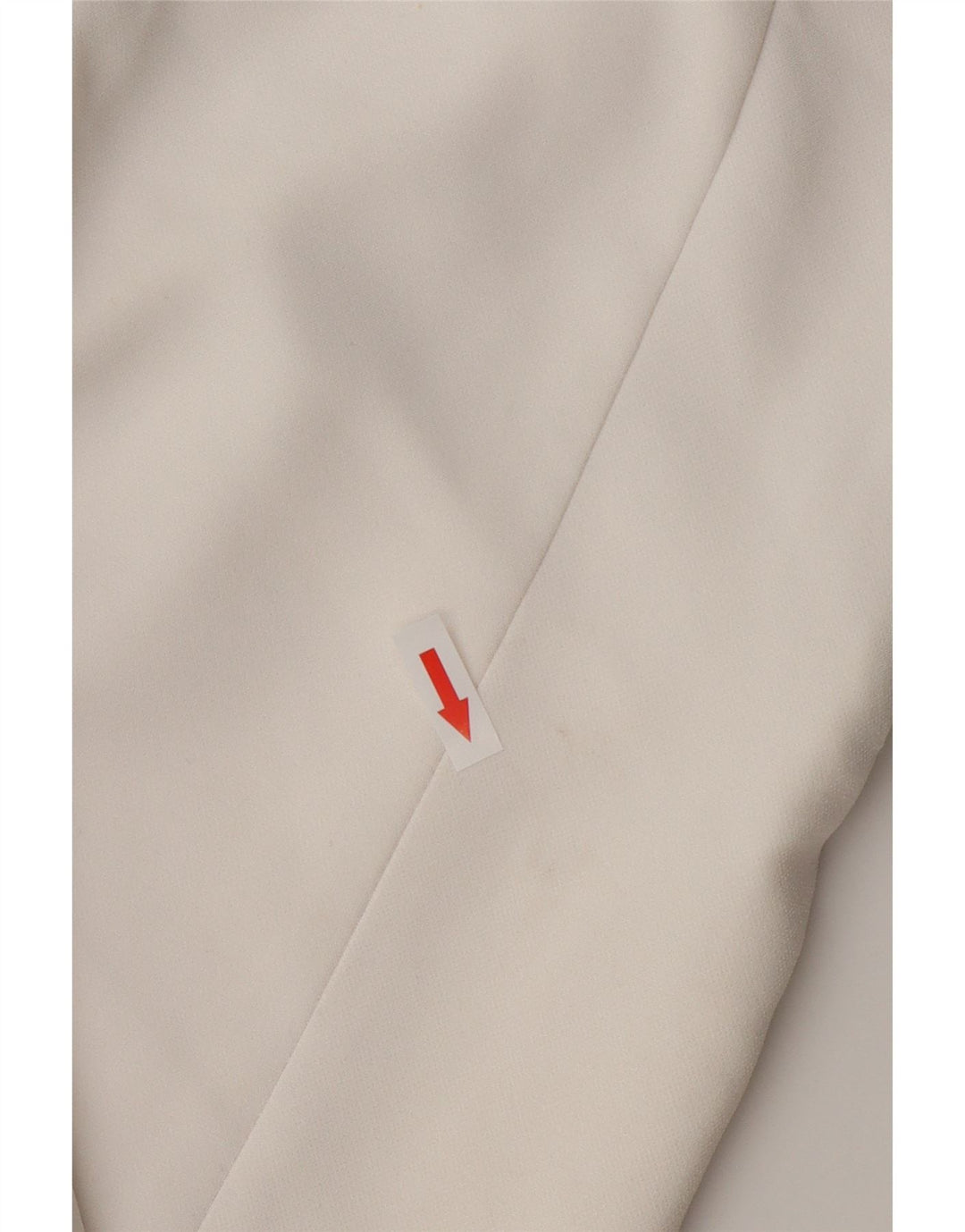 Zara Γυναικείο μπουφάν 3/4 με ανοιχτό μανίκι UK 18 XL White Acetate