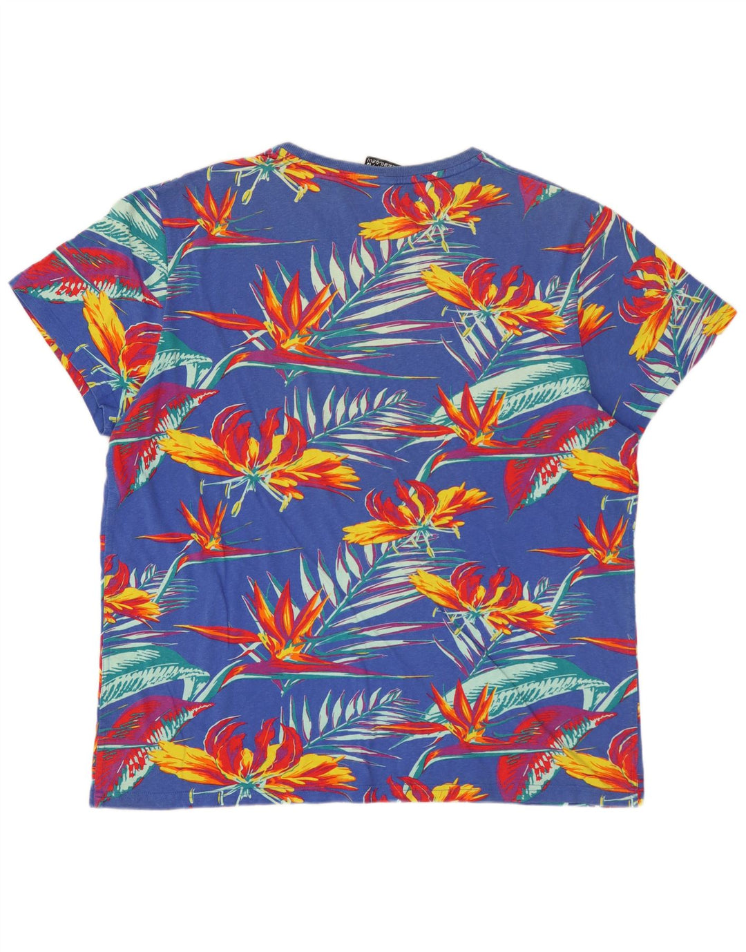 Ανδρικό γραφικό μπλουζάκι SUPERDRY Top 2XL Μπλε φλοράλ