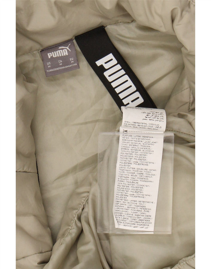 PUMA Mens Padded Gilet UK 38 Medium Beige Polyester