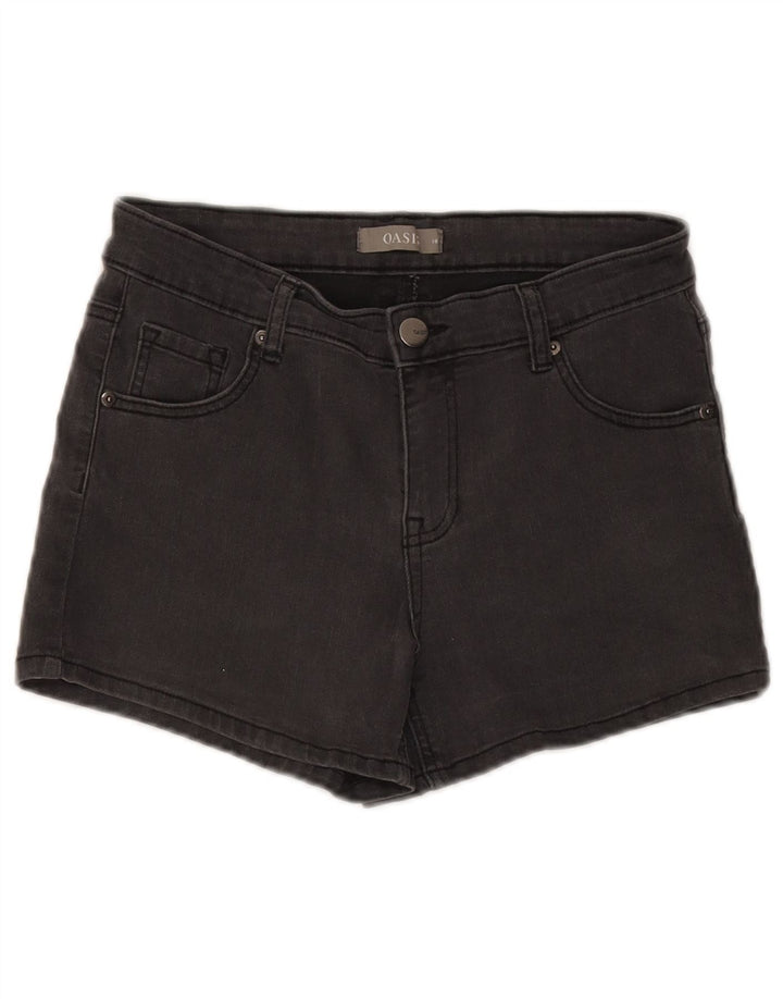 Γυναικείο τζιν σορτς Oasis UK 10 Small W28 Γκρι βαμβακερό