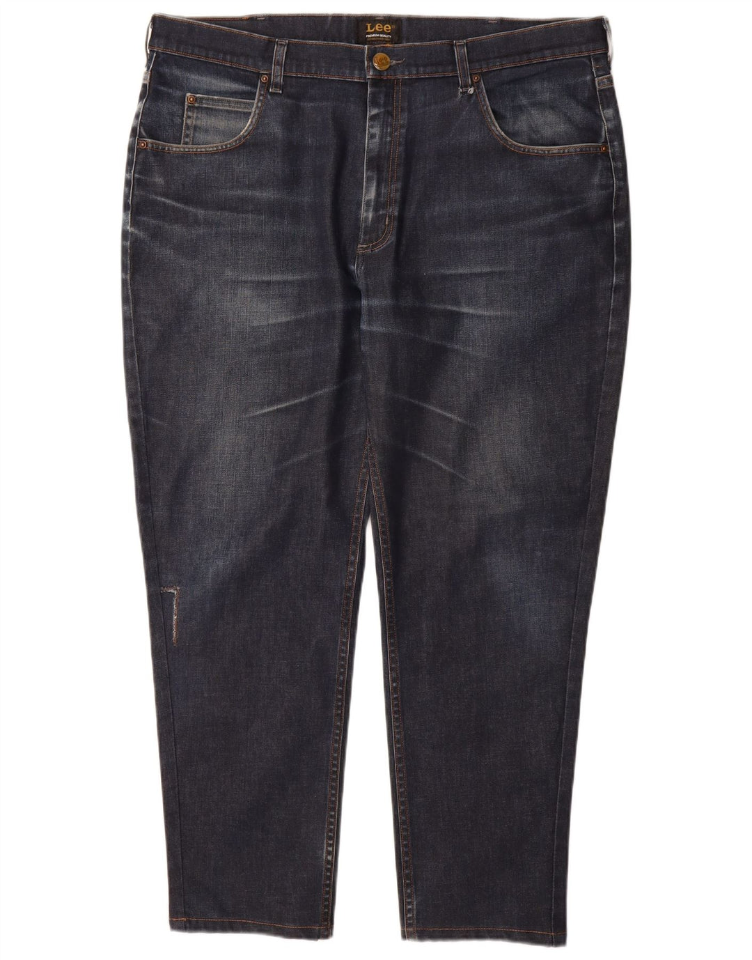 LEE Γυναικεία Chicago Slim Jeans W40 L28 Navy Blue Cotton