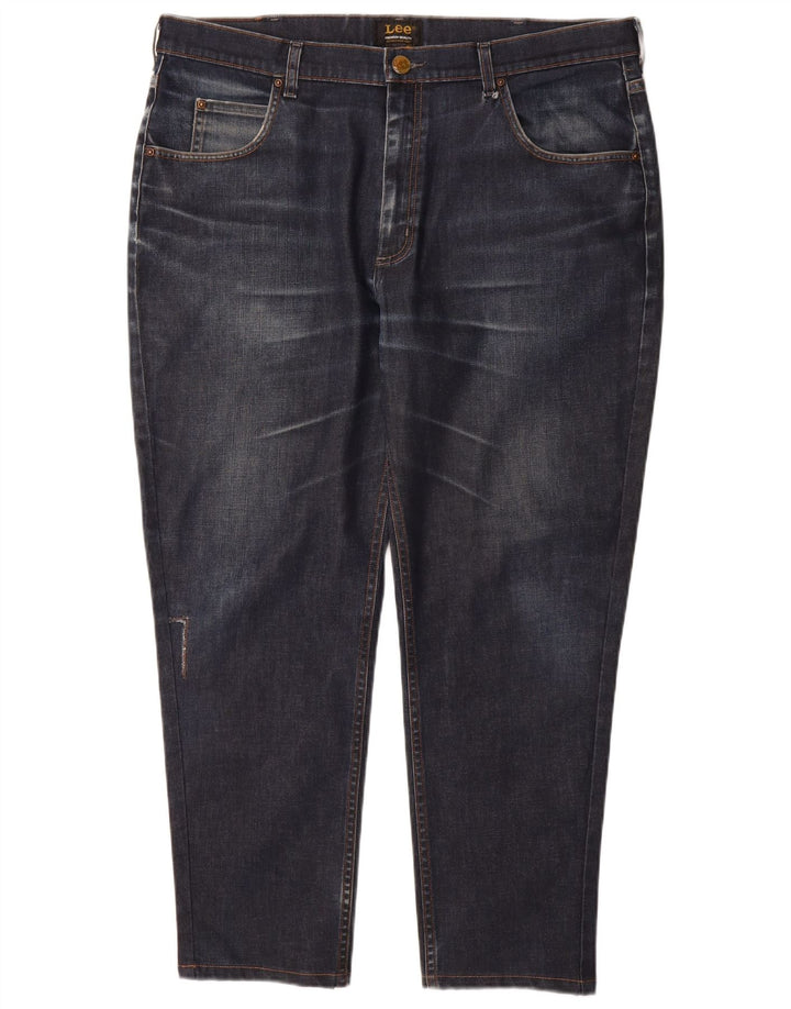 LEE Γυναικεία Chicago Slim Jeans W40 L28 Navy Blue Cotton