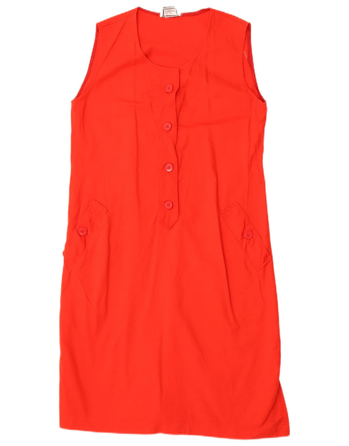Luisa Spagnoli Γυναικείο Αμάνικο φόρεμα Shift UK 12 Medium Red