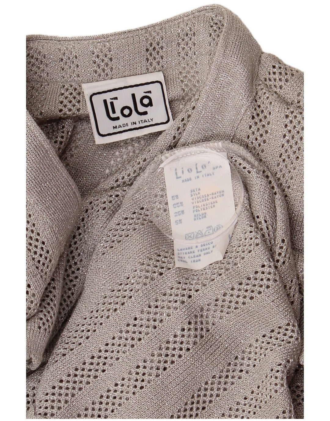 Γυναικεία ζακέτα LIOLA UK 12 μεσαία γκρι βισκόζη