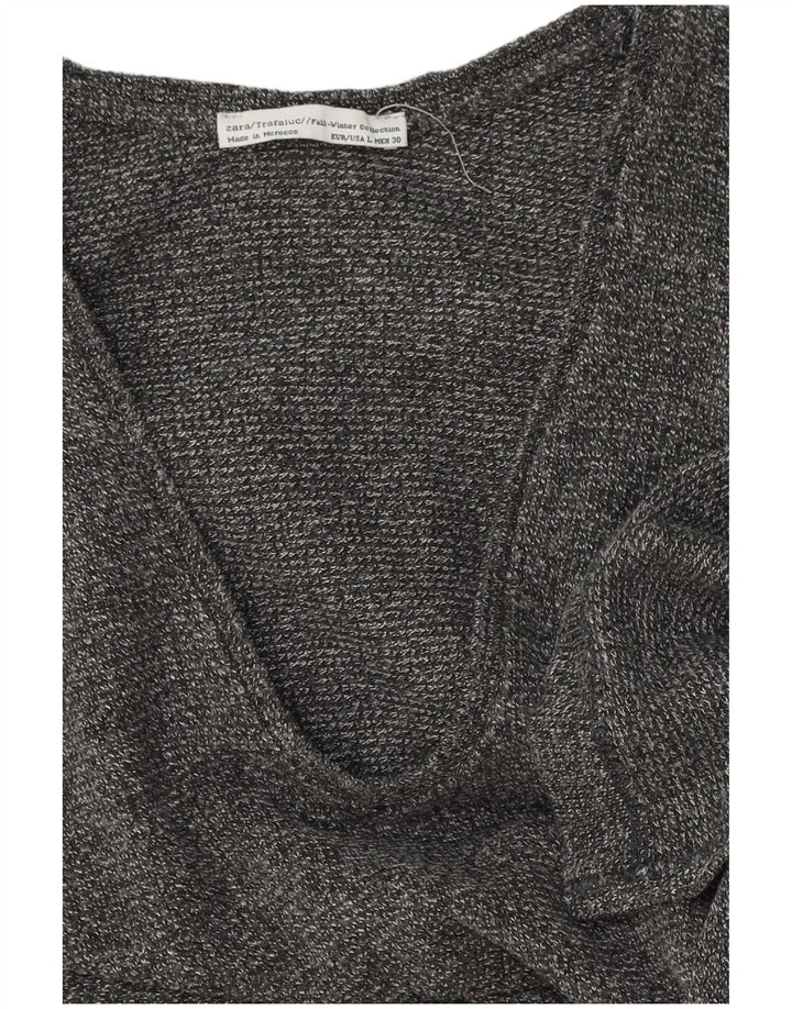 Zara Γυναικείο μακρυμάνικο τοπ UK 14 Large Grey