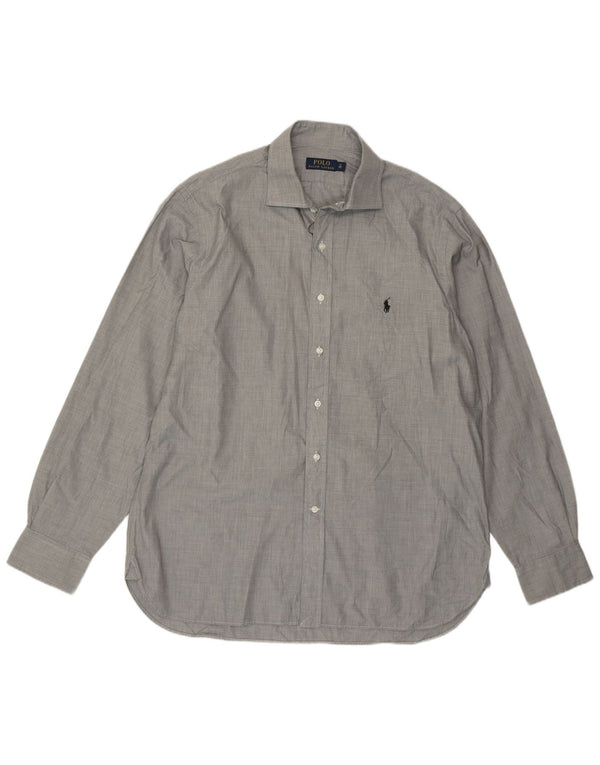 Ανδρικό πουκάμισο Polo Ralph Lauren Μέγεθος 17 43 XL Γκρι βαμβακερό