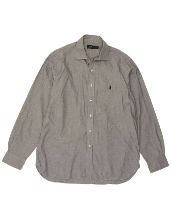 Ανδρικό πουκάμισο Polo Ralph Lauren Μέγεθος 17 43 XL Γκρι βαμβακερό