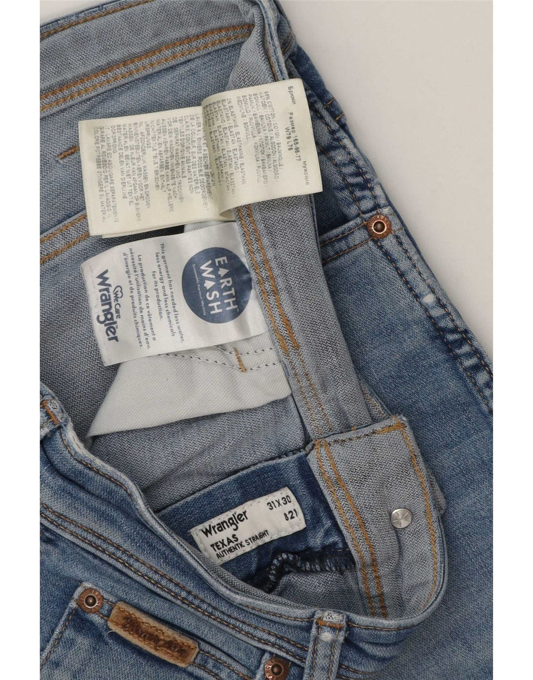 Wrangler Ανδρικό Texas Straight Jeans W31 L30 Blue Cotton