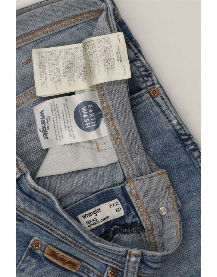 Wrangler Ανδρικό Texas Straight Jeans W31 L30 Blue Cotton