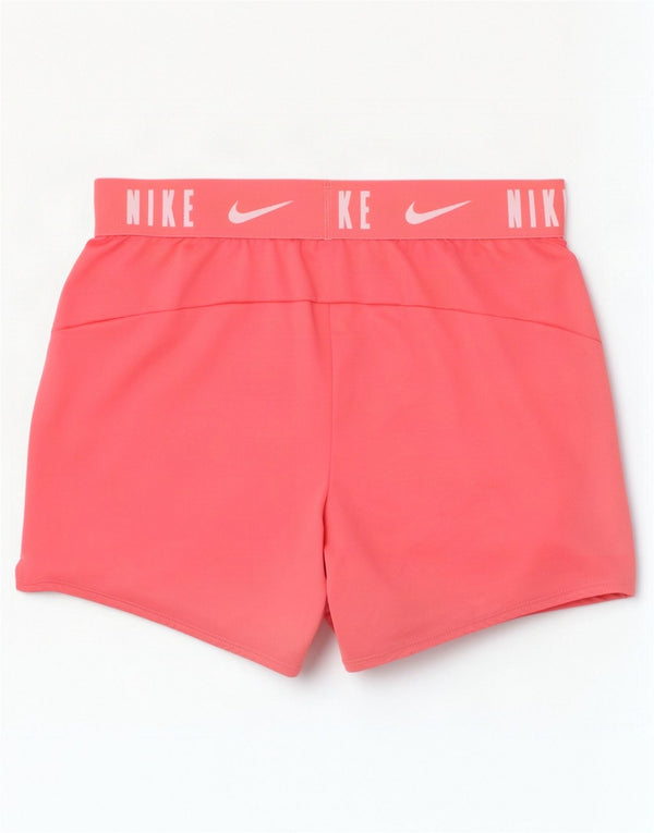 Γραφικό αθλητικό σορτς Nike Girls Dri Fit 12-13 ετών μεγάλο ροζ πολυεστέρα
