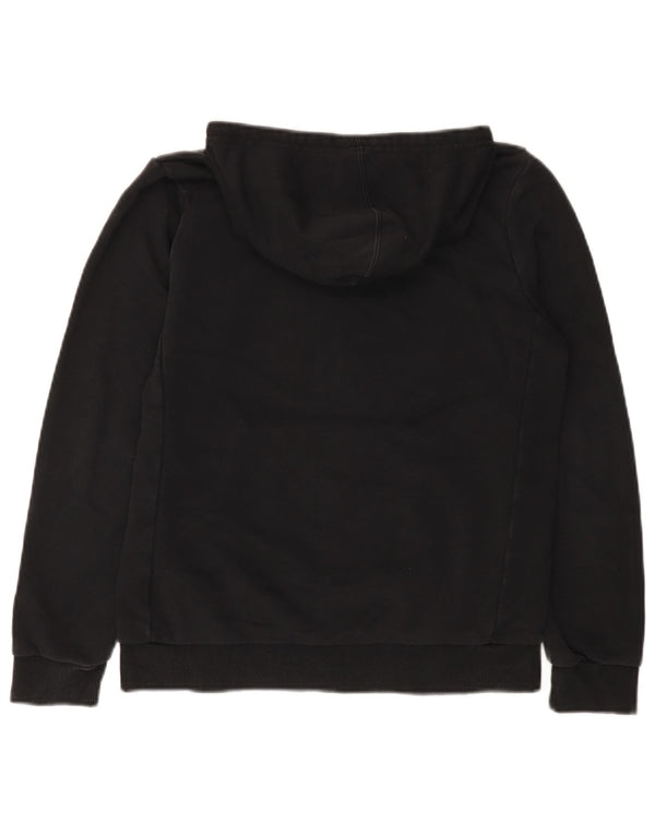 Adidas Boys Graphic Hoodie Jumper 13-14 ετών Μαύρο βαμβακερό