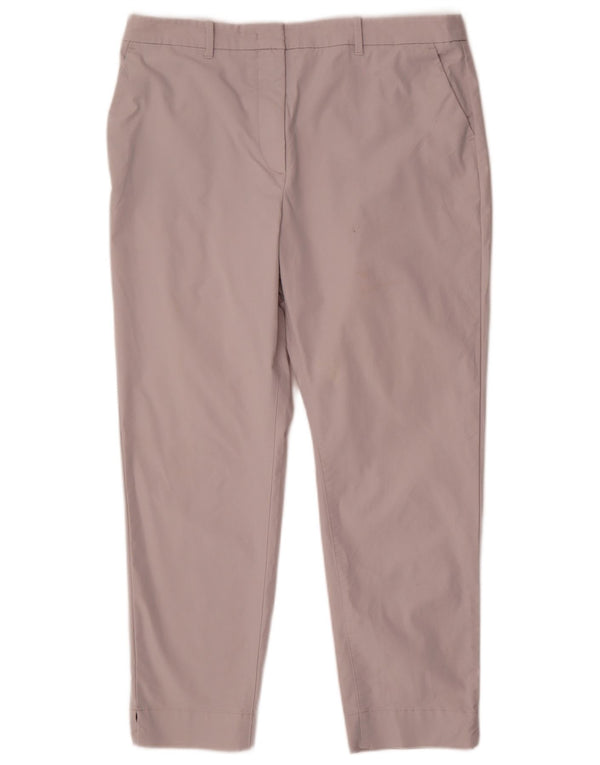 Γυναικείο ψηλόμεσο παντελόνι Chino Marks & Spencer UK 16 Large W34 L27 Grey