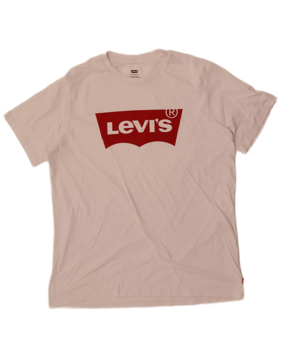 Ανδρικό γραφικό T-Shirt Levi's Top Large White