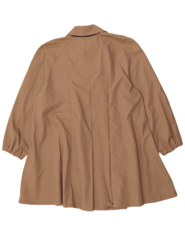 Vintage γυναικεία υπερμεγέθη καμπαρντίνα UK 18 XL Beige Polyester
