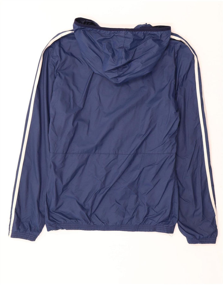 Ανδρική φόρμα ADIDAS με κουκούλα Top Jacket UK 36 Small Navy Blue Polyester