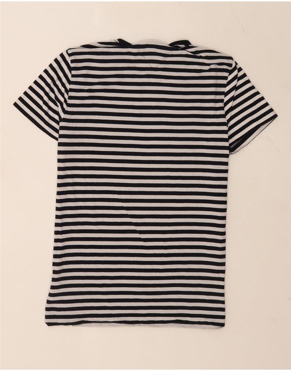 Tommy Hilfiger Ανδρικό T-Shirt Extra Slim Top Large Navy Blue ριγέ βαμβακερό
