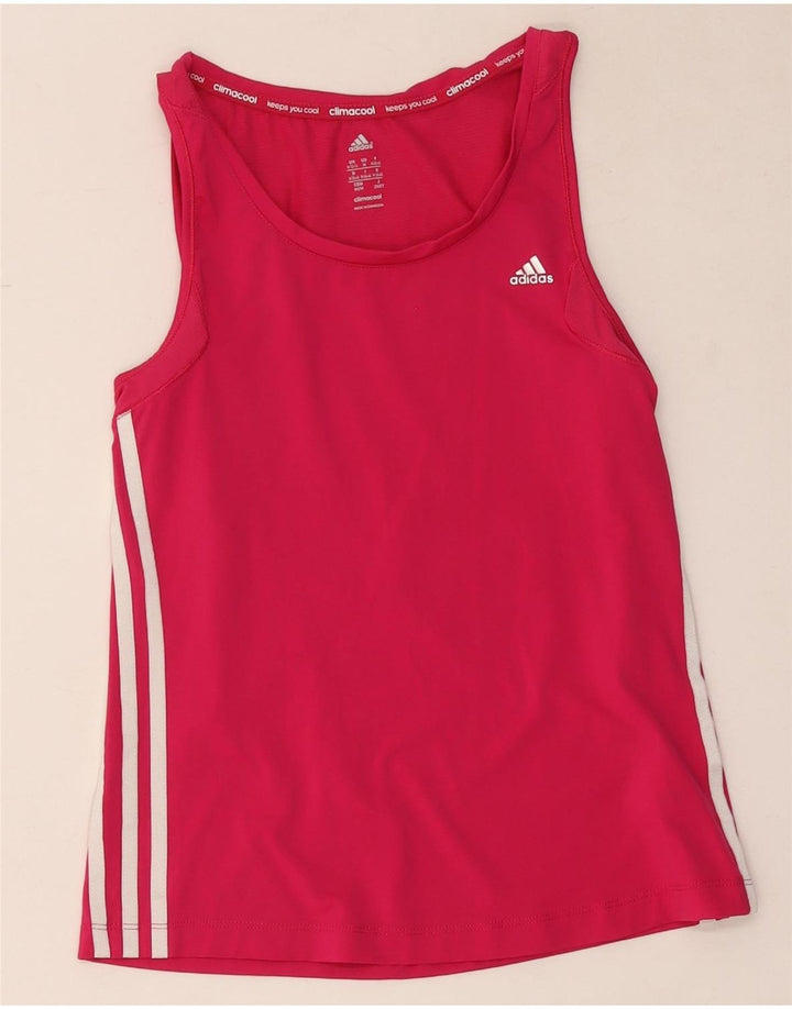 Adidas Γυναικείο γιλέκο Climacool Top UK 12/14 Medium Pink Polyamide