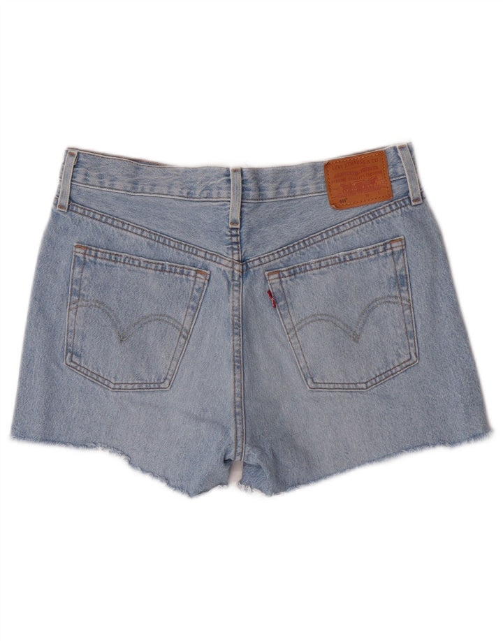 Γυναικείο σορτς Levi's 501 τζιν W28 μεσαίο μπλε βαμβακερό