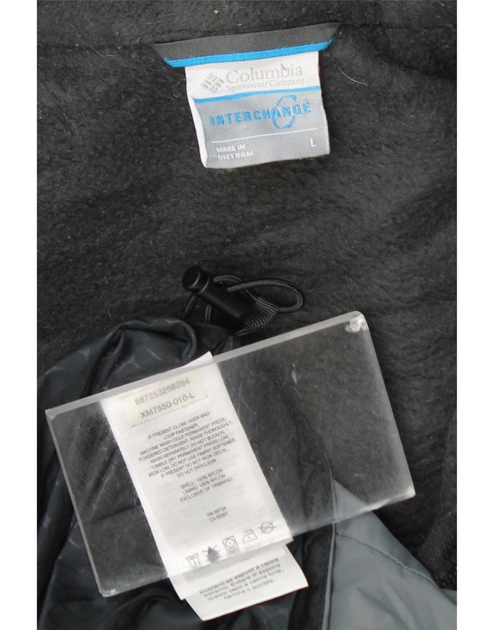 Ανδρικό μπουφάν Columbia Interchange Windbreaker UK 40 Large Black Colourblock