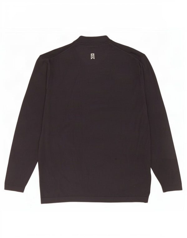 Ανδρικό πουλόβερ Nike Dri Fit Turtle Neck Jumper UK 42/44 μεγάλο μαύρο νάιλον