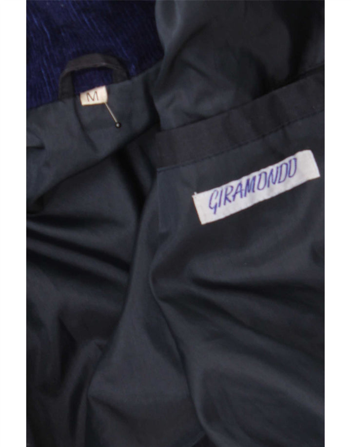 Ανδρικό παλτό Giramondo Loose Fit UK 38 Medium Navy Blue Polyester