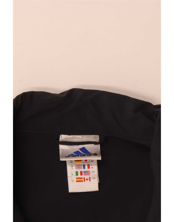 Adidas Γυναικείο Bomber Jacket UK 14 Large Black Polyamide