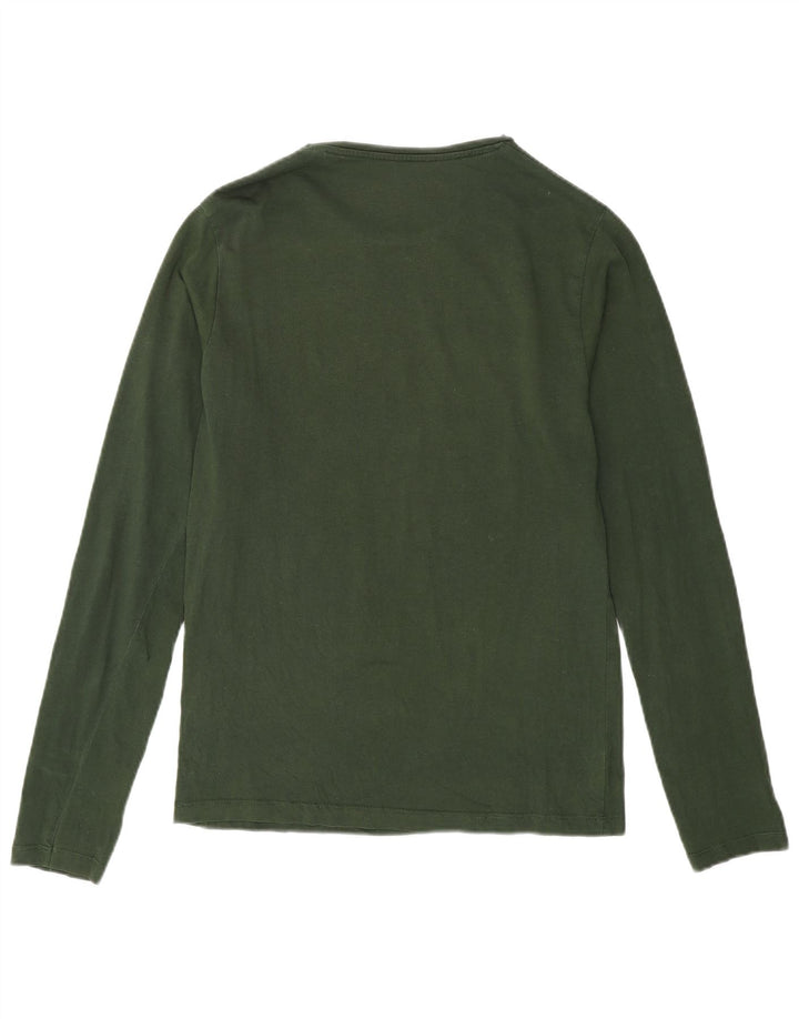 Jack & Jones Ανδρικό γραφικό μακρυμάνικο μπλουζάκι μικρό πράσινο