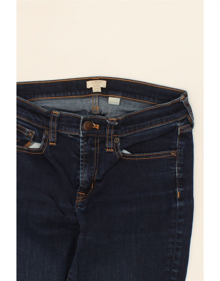 J. CREW Womens Stretch Slim Jeans W27 L28 Navy Blue Cotton Vintage J. Crew and Second-Hand J. Crew from Messina Hembry 