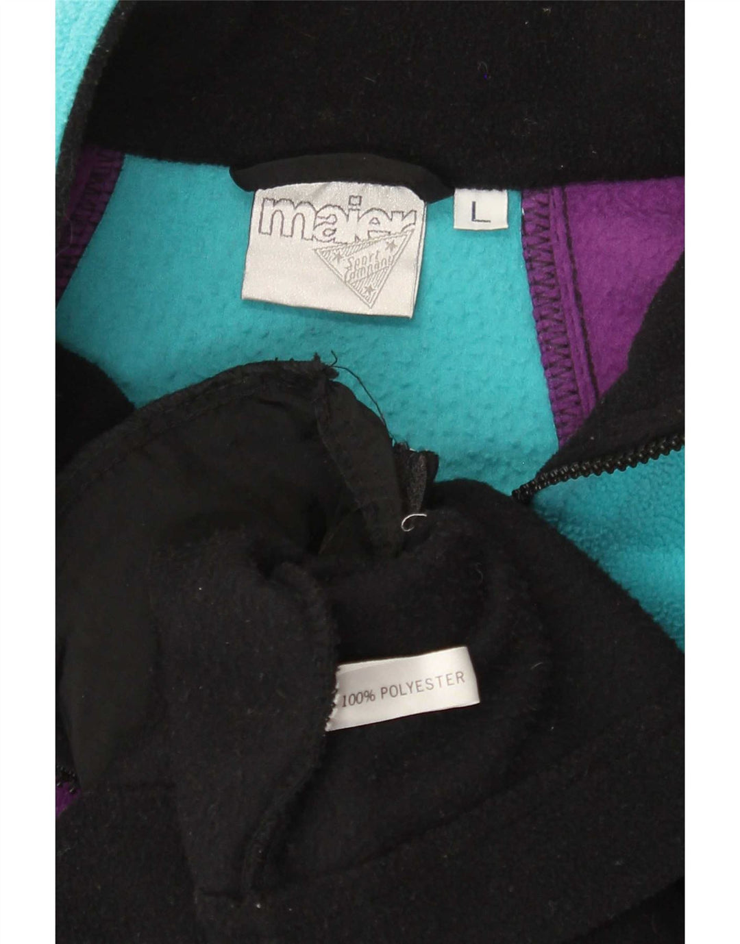 Maier Ανδρικό Fleece Jacket UK 40 Μεγάλο Πολύχρωμο Πολύχρωμο Πολυεστέρας