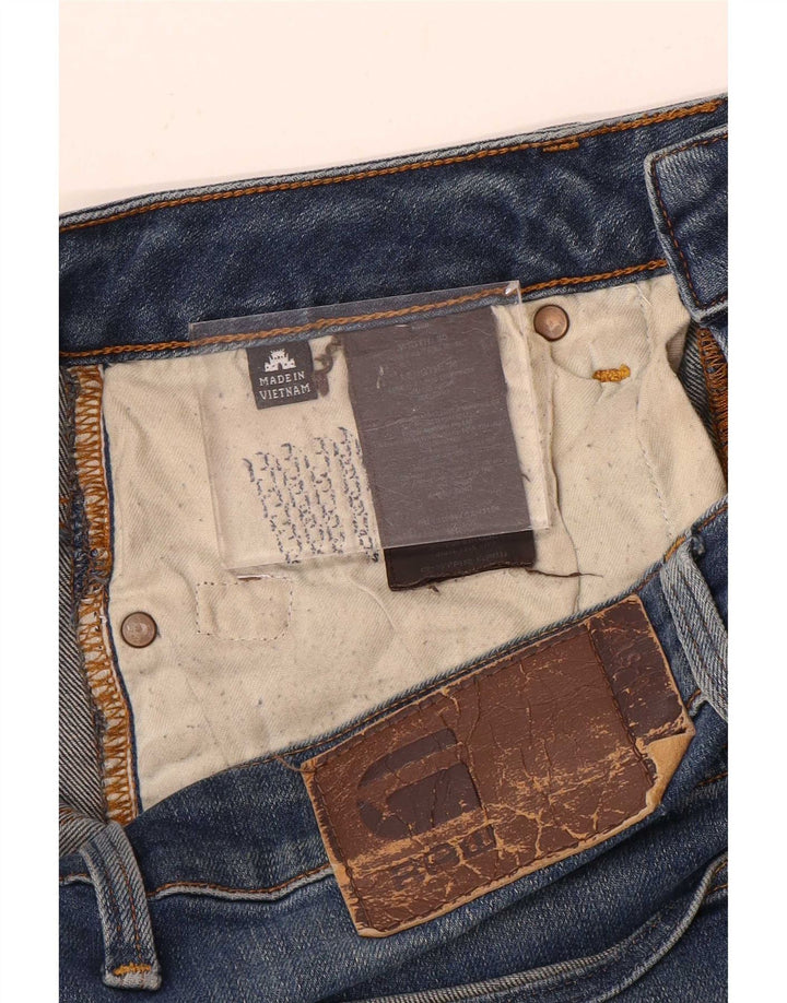 G-Star Ανδρικό τζιν Distressed Straight W30 L34 Μπλε βαμβακερό