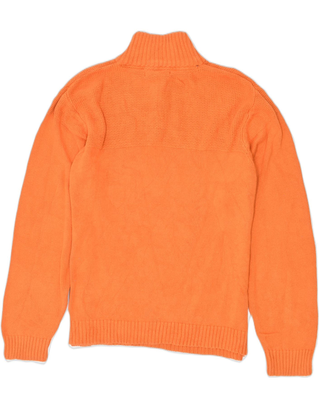 NAUTICA Boys Loose Fit Zip Neck Jumper Sweater 15-16 Years Large Orange | Vintage | Thrift | Second-Hand | Used Clothing | Messina Hembry 