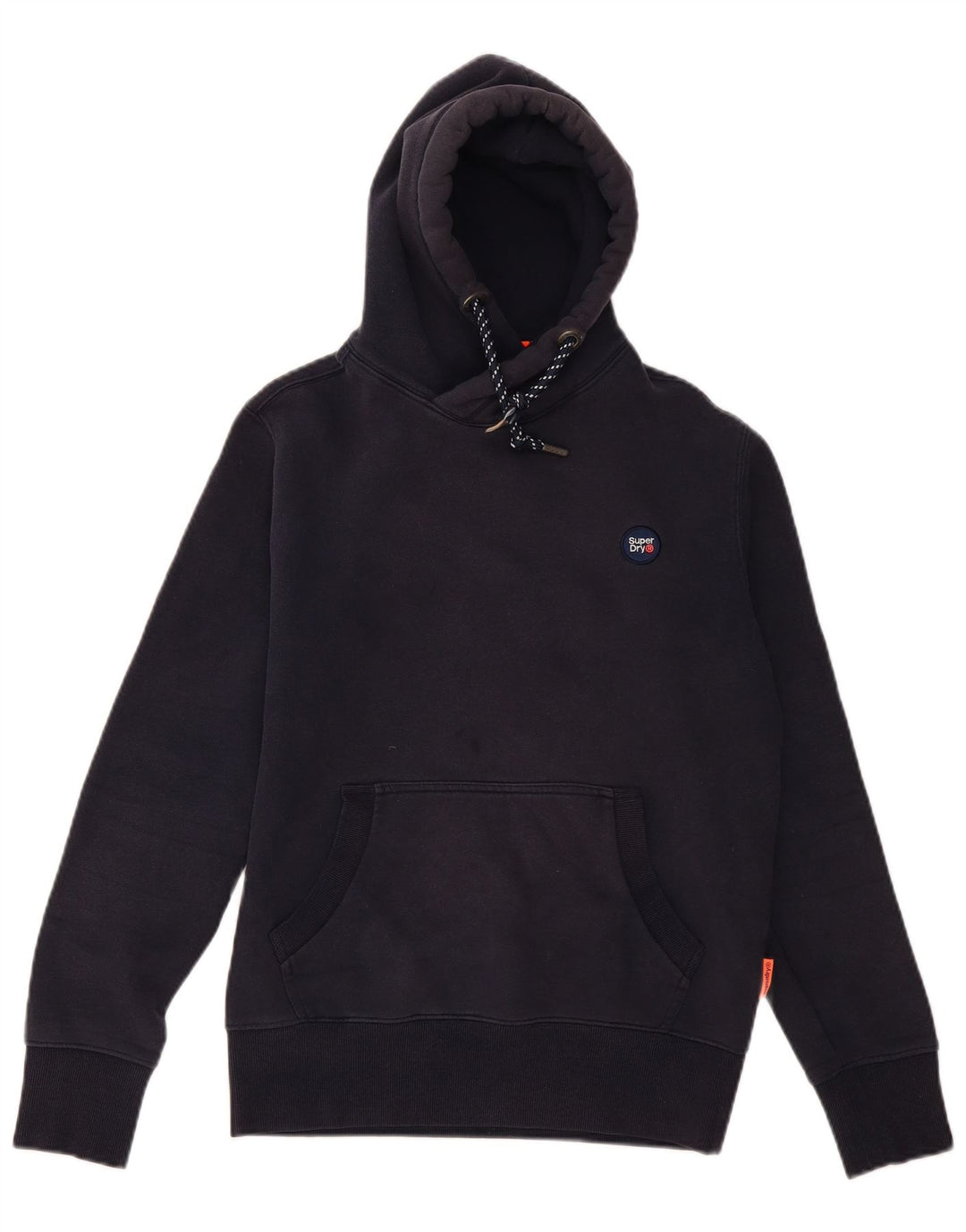 Superdry Ανδρικό φούτερ με κουκούλα, βαμβακερό μεσαίο ναυτικό