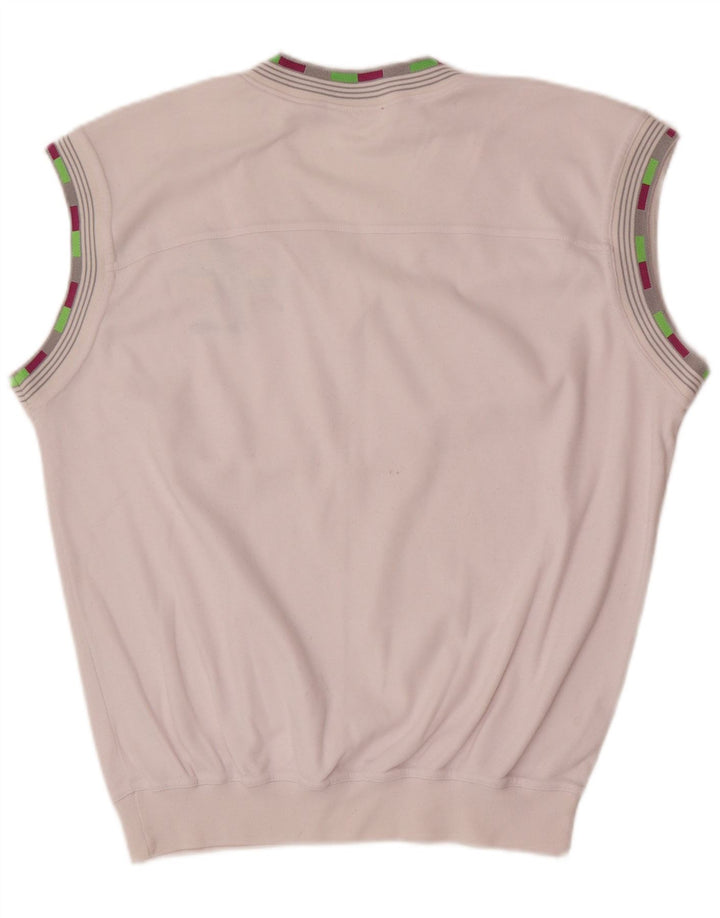 Ανδρικό γραφικό γιλέκο Lotto Top Large White