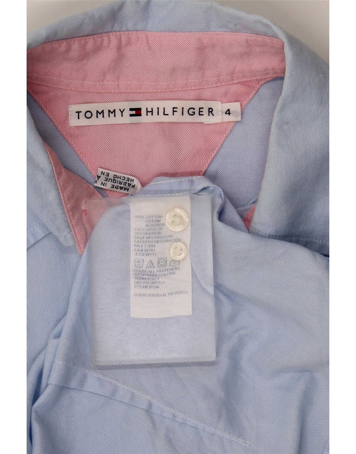 Tommy Hilfiger Γυναικείο Πουκάμισο US 4 Small μπλε βαμβακερό