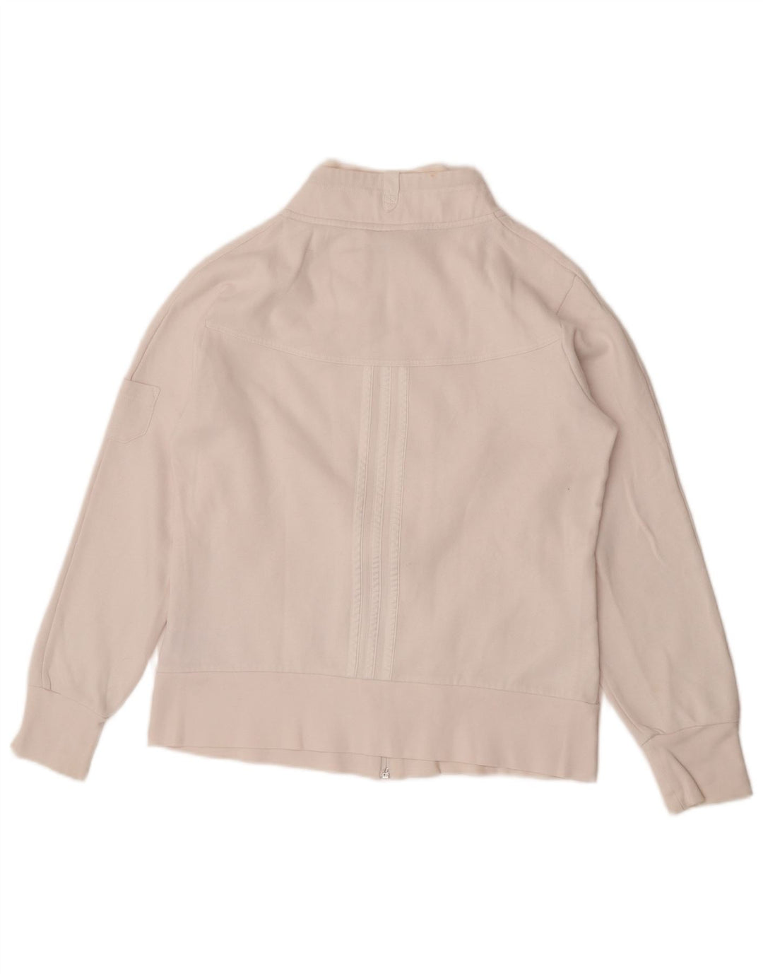 Γυναικεία αθλητική φόρμα Adidas Top Jacket UK 16 μεγάλο λευκό βαμβακερό