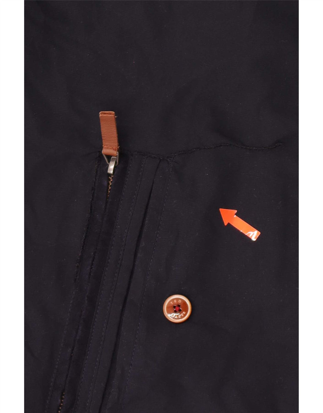 Ted Baker Ανδρικό μπουφάν Bomber Size 3 Medium Navy Blue Polyester