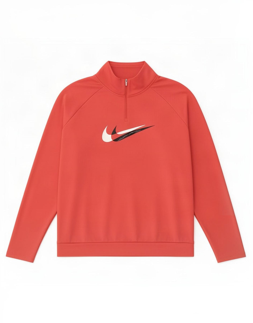 Γυναικεία φόρμα πουλόβερ με φερμουάρ Nike Dri Fit Top UK 18 XL Pink Polyester