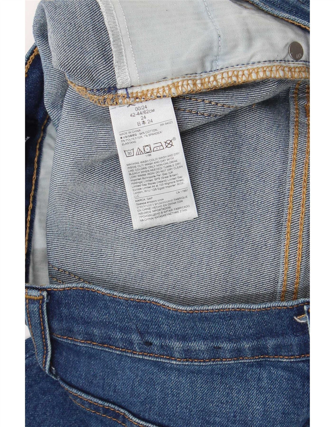 Gap Γυναικείο Cropped Jeans IT 42/44 Medium W28 L26 Blue Cotton