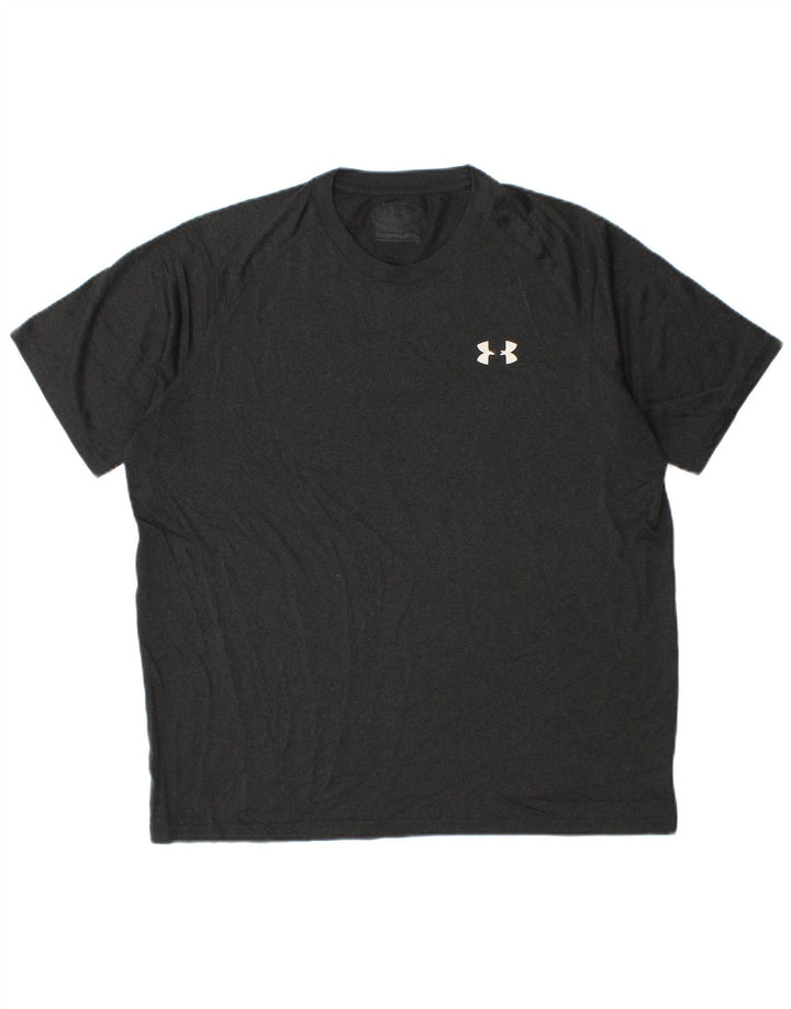 Under Armour Ανδρικό T-Shirt Top Large Μαύρο