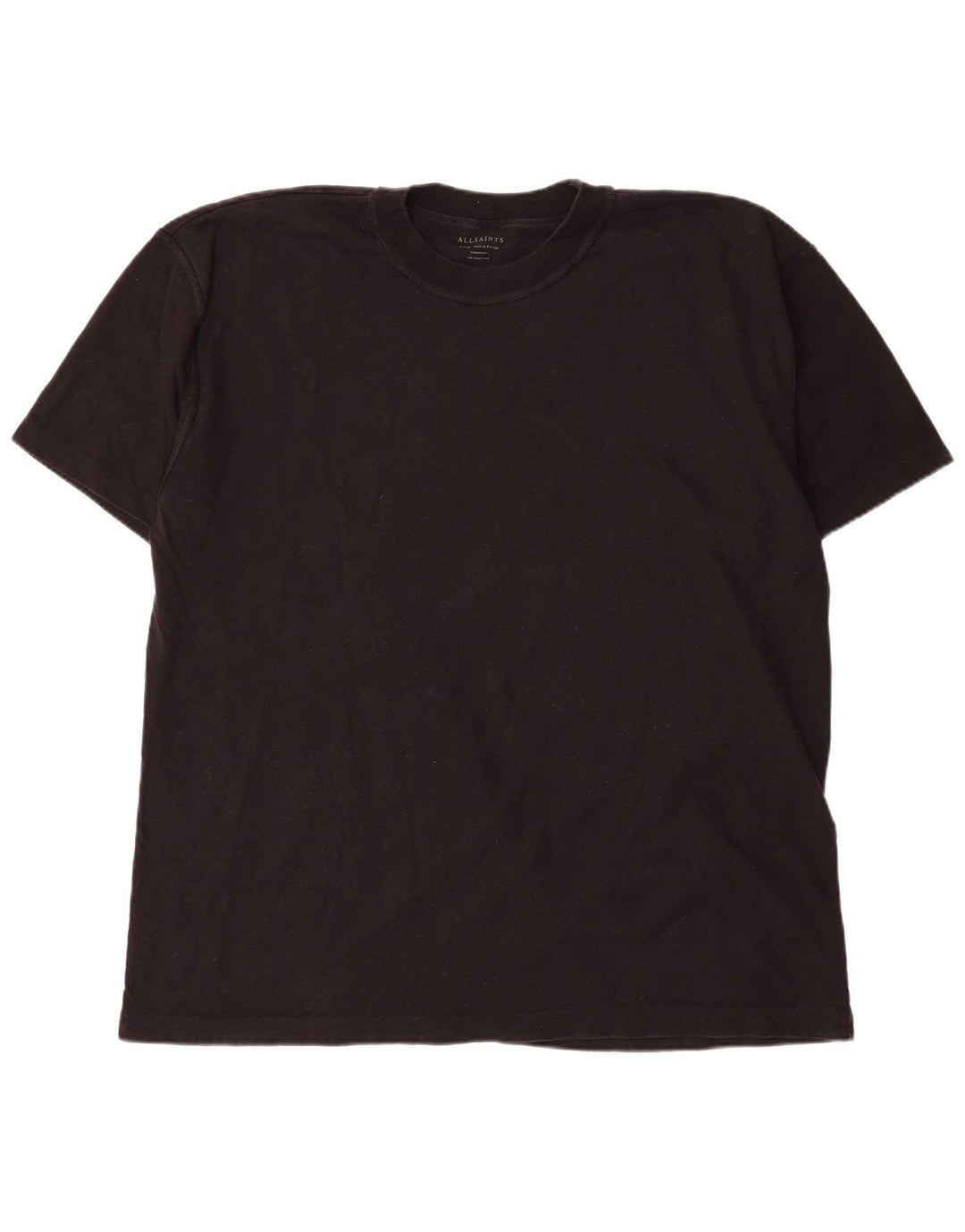 Ανδρικό T-Shirt All Saints Top XL Μαύρο βαμβακερό