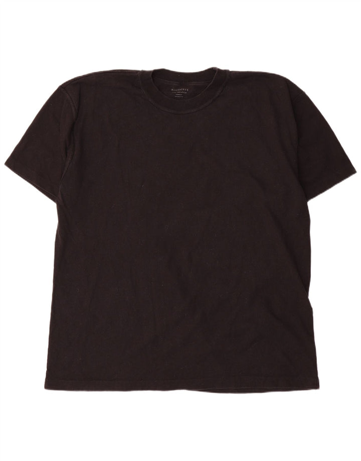 Ανδρικό T-Shirt All Saints Top XL Μαύρο βαμβακερό