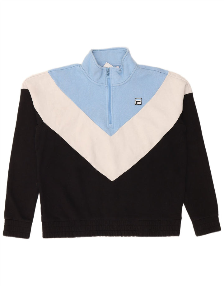 Fila Γυναικείο Φούτερ Jumper UK 16 Μεγάλο πολύχρωμο Colourblock