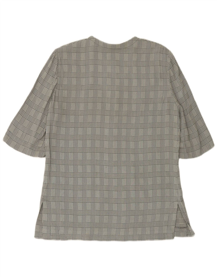 LUISA SPAGNOLI Γυναικείο μπουφάν Blazer 3/4 μανίκι IT 46 Large Green Check