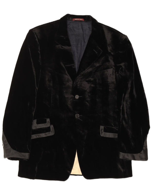 Paul Smith Ανδρικό βελούδινο σακάκι UK 44 2XL μαύρη βισκόζη