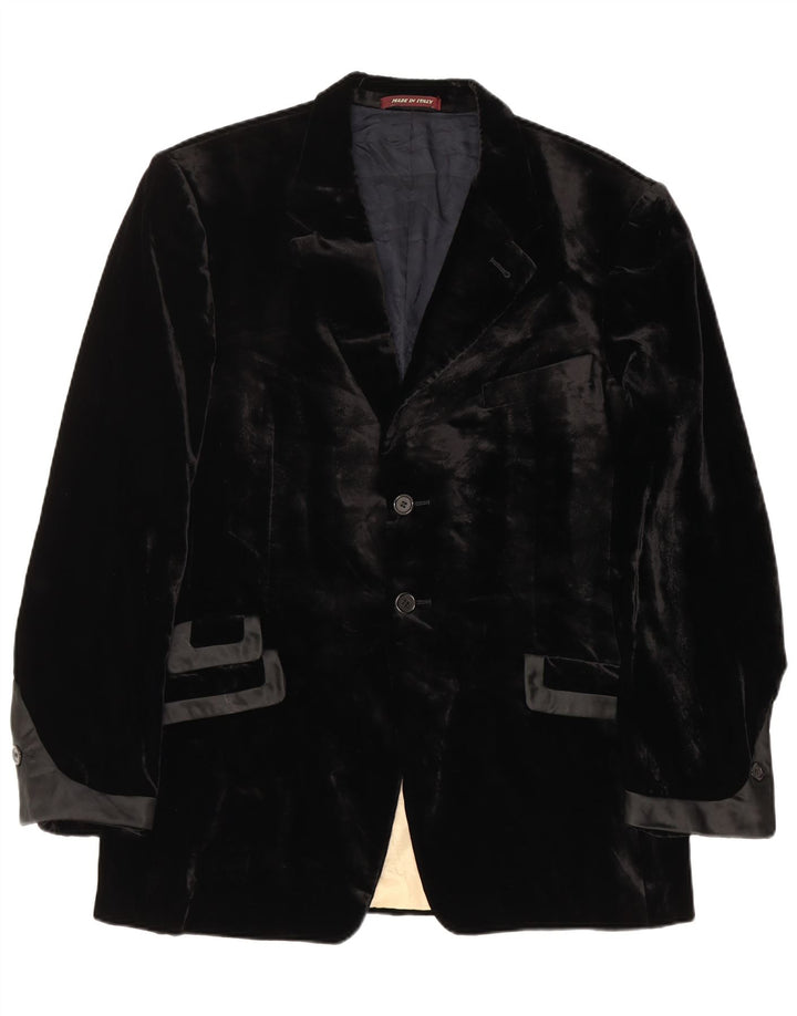 Paul Smith Ανδρικό βελούδινο σακάκι UK 44 2XL μαύρη βισκόζη
