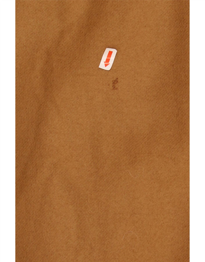 ZARA Womens Overcoat UK 14 Medium Brown Acetate Vintage Zara and Second-Hand Zara from Messina Hembry 