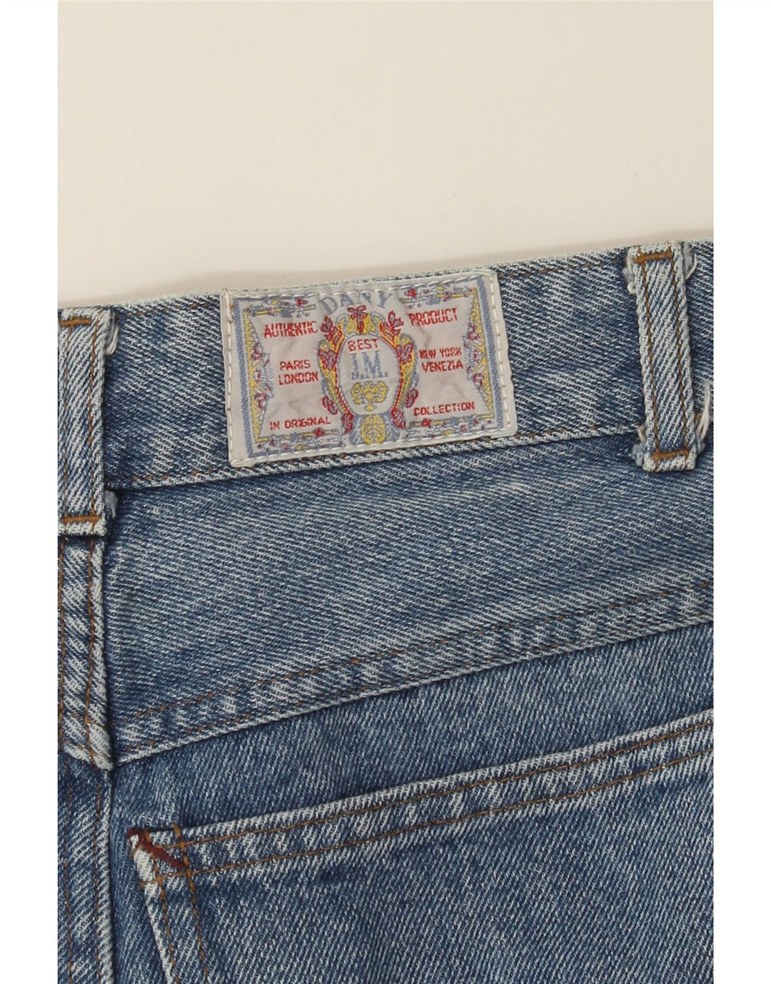 VINTAGE Womens Straight Jeans W33 L27 Blue Cotton Vintage Vintage and Second-Hand Vintage from Messina Hembry 