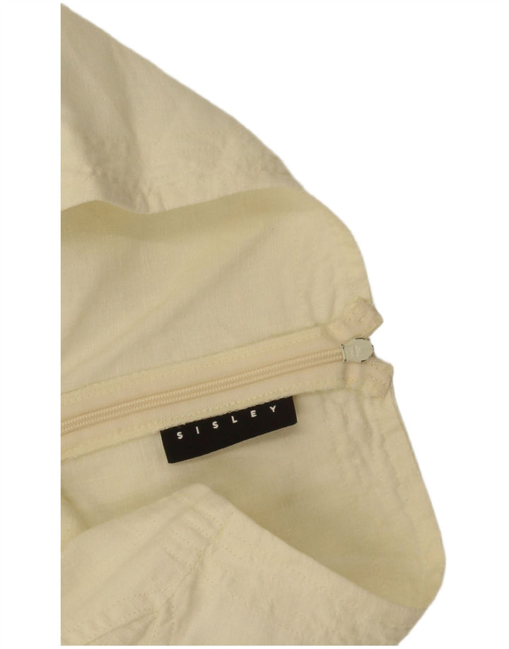 Sisley Γυναικεία Μίνι Ασύμμετρη Φούστα W30 Μεσαίο Κίτρινο
