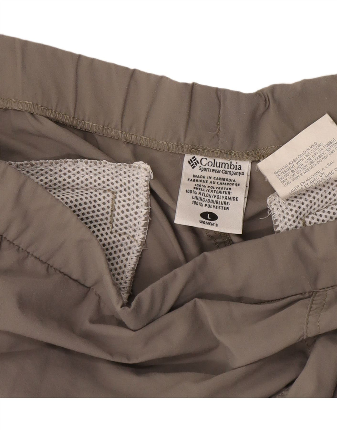 Columbia Womens Joggers Capri Παντελόνι Large W38 L20 Grey Polyester