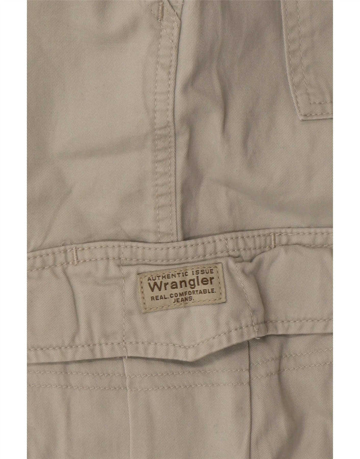 Ανδρικό σορτς Cargo Wrangler μεγάλο W36 Γκρι βαμβακερό
